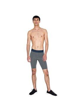 American Apparel Men's Forward Compact Short, Gray Asphalt, Size M